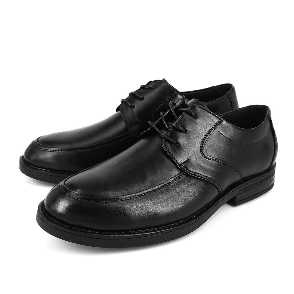 男真皮皮鞋 商務皮鞋 英倫皮鞋 休閒皮鞋 正式皮鞋 學生皮鞋 透氣 不悶熱 柔軟 舒適 減壓 止滑 耐走 耐久站 黑