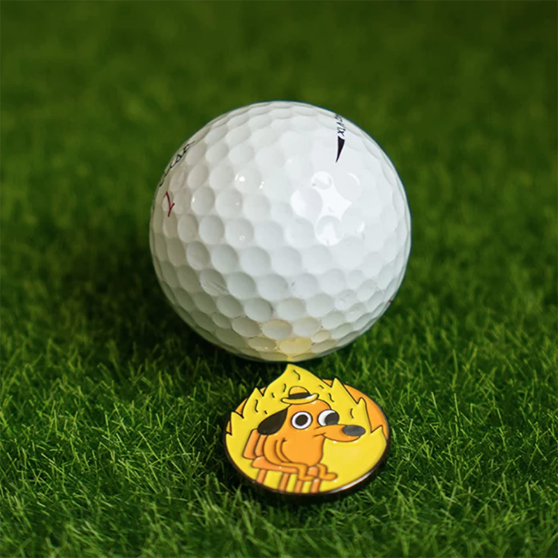This is Fine Dog Golf Ball Marker, , large