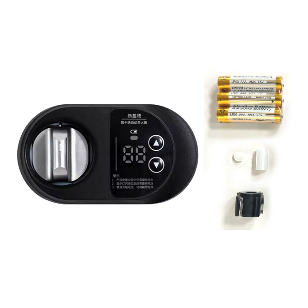 Right side of the gas stove timer shut-off device, , large