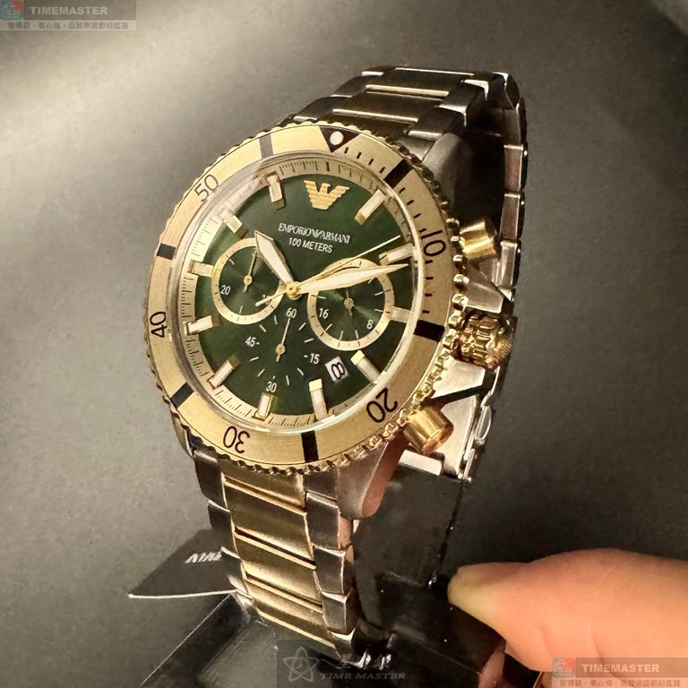 [TIMEMASTER] ARMANI watch, 44mm, AR00080, , large