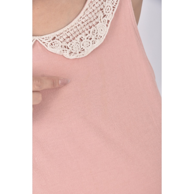 (L) lativ棉質純棉粉色洋裝二手衣, , large