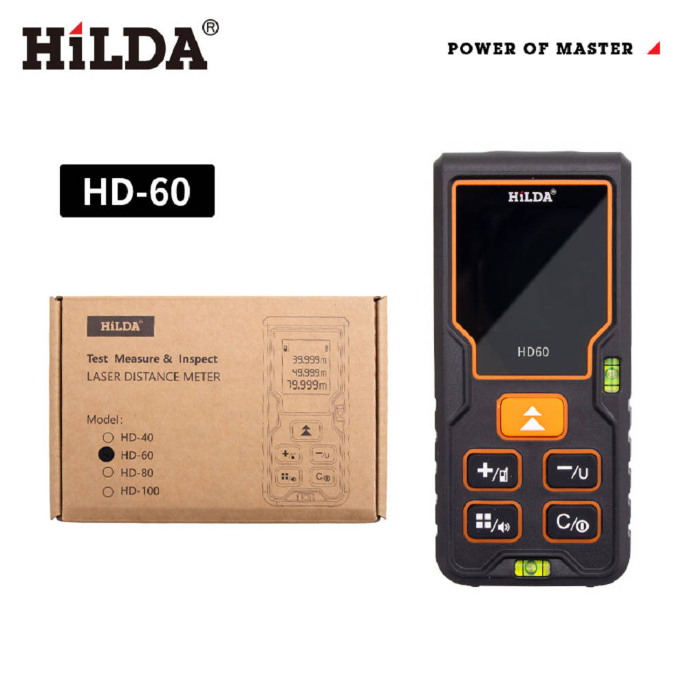 【HILDA】希爾達電動工具 測距儀 60米 雷射尺 雷射水平儀 HL60M, , large