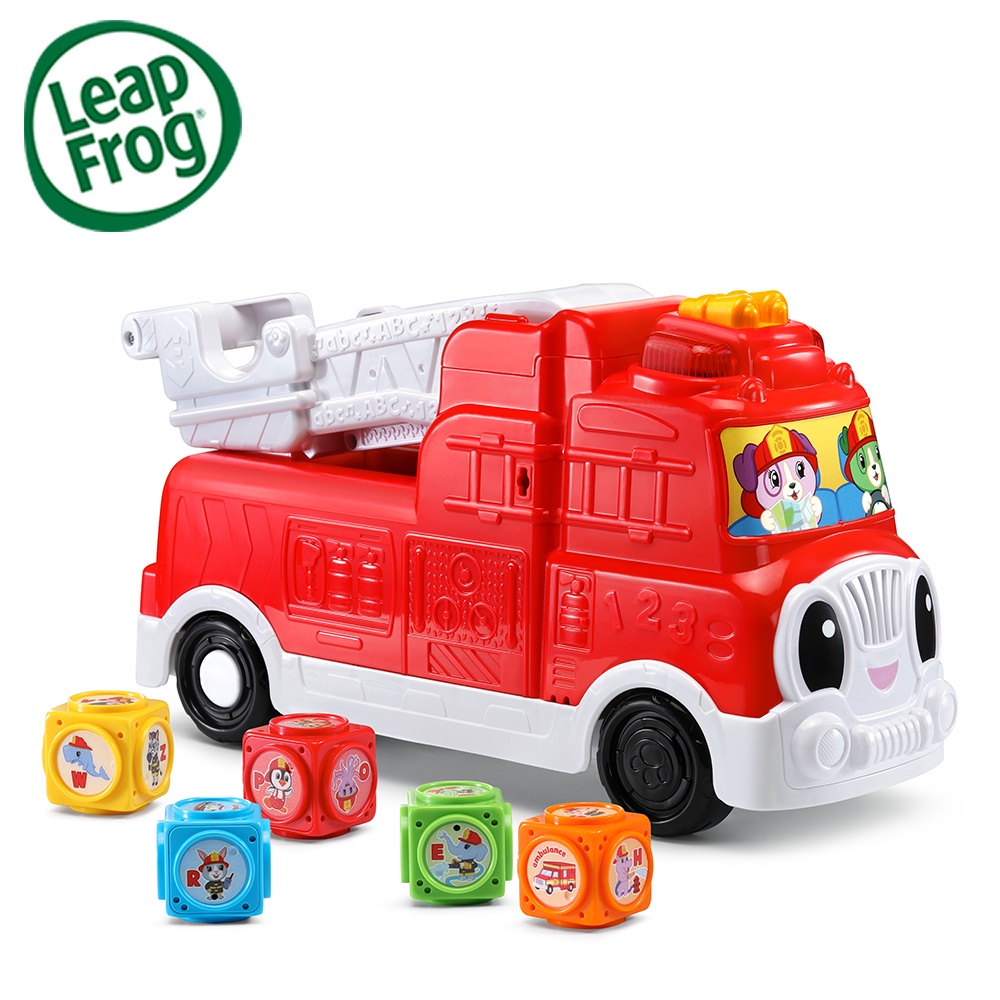 官方直營【LeapFrog】翻滾積木消防車, , large