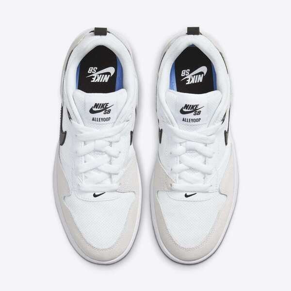 Kixpress-Nike Wmns SB Alleyoop 女 滑板鞋 運動休閒鞋 緩震 舒適 白黑 [CQ0369-100], , large