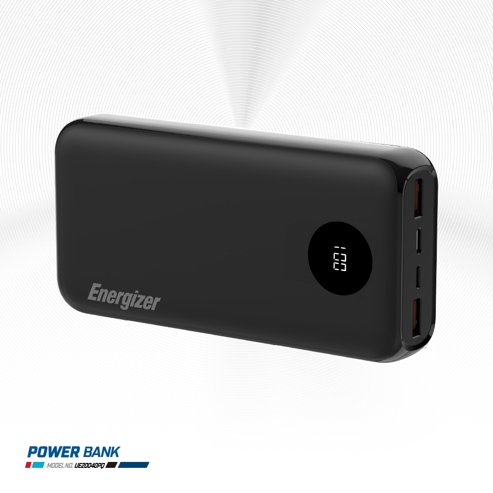Energizer 勁量 迅閃 UE20040PQ 22.5W 快充 行動電源 20000mAh 74Wh 國際大廠 總代理公司貨, , large