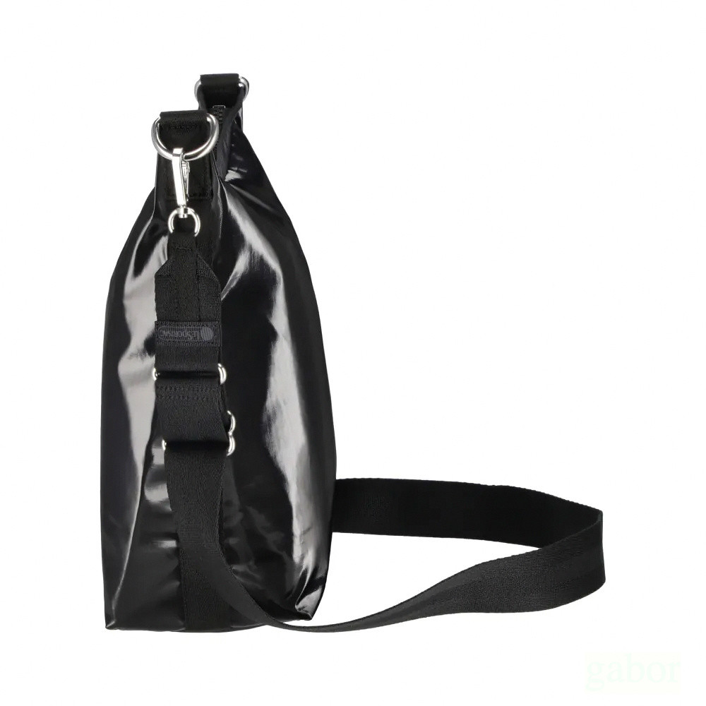 LeSportsac MEDIUM ZIP SHOULDER 中型拉鍊肩背包-閃耀黑, , large