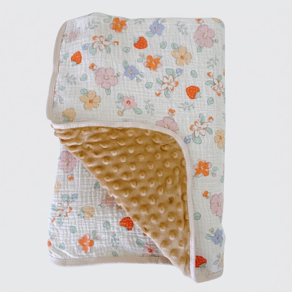 美棉業｜豆豆毯 紗布安撫蓋毯 新生兒童小被子 幼兒園寶寶毛毯 空調夏涼被, , large