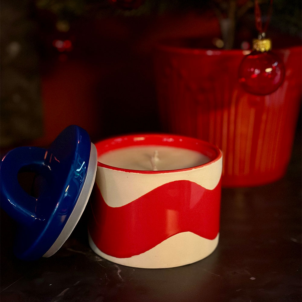 Pablo Pot-Yellow/Lilac Water Lotus & Rose, , large