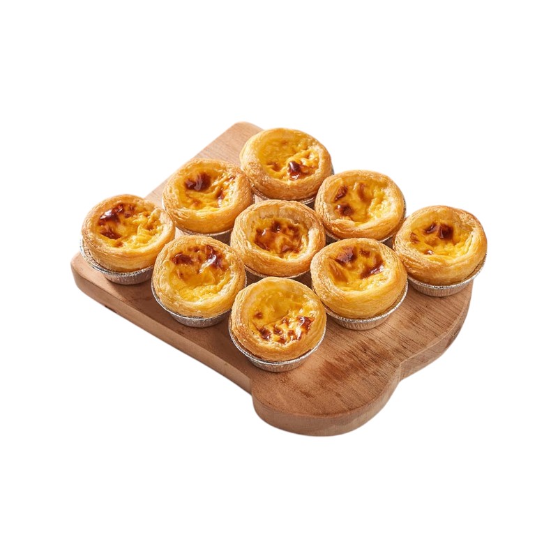 Mini Pastry Egg Tart 9 pcs, , large