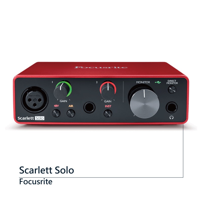 Podcast進階套餐 CM6 MKII 電容式麥克風＋Focusrite Solo＋麥克風架＋麥克風線【敦煌樂器】, , large