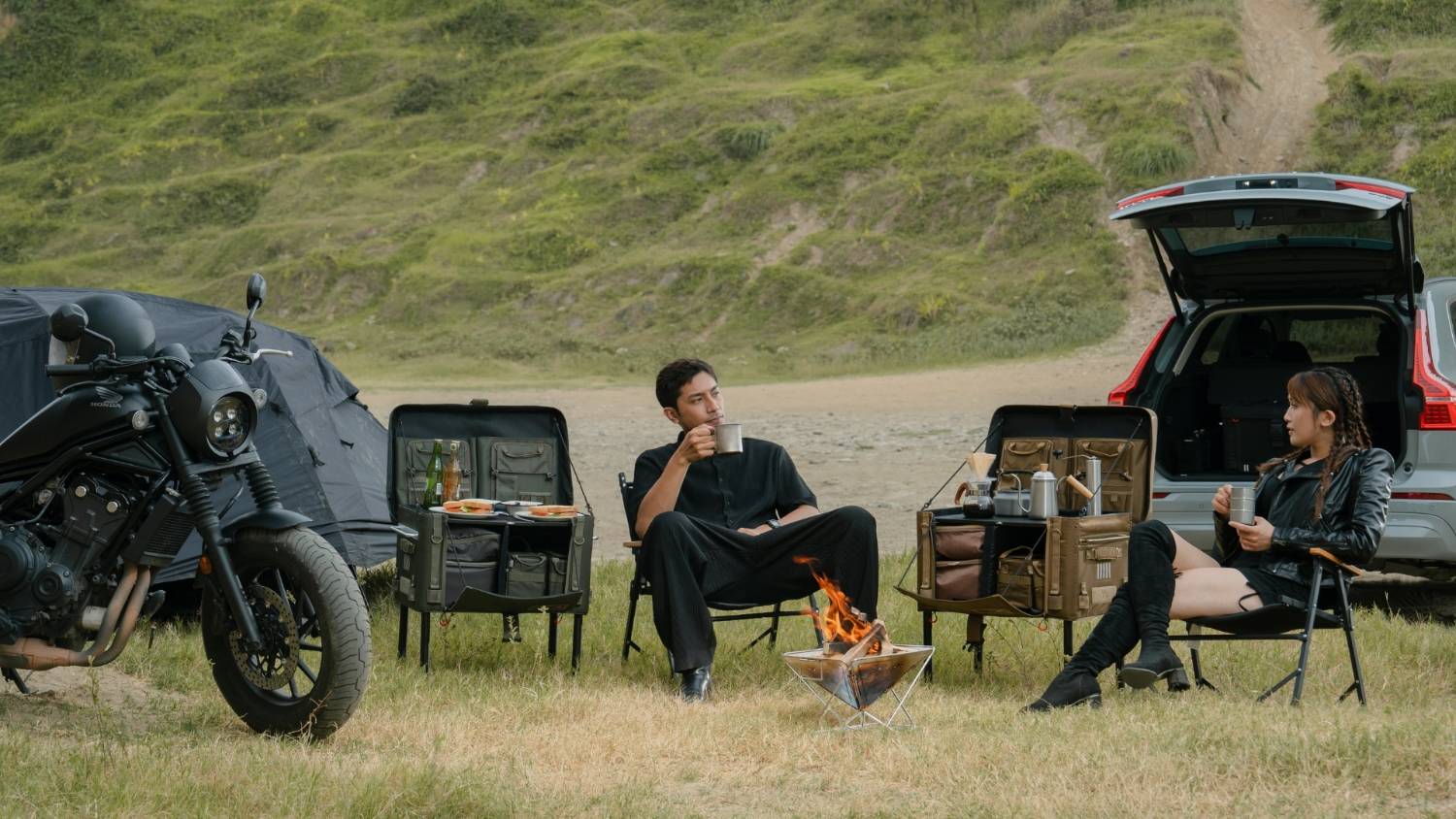 【城市旅人｜山海任務】 重機包裝備 TRAIL BOX 露營箱 尺寸 L 59公升, , large