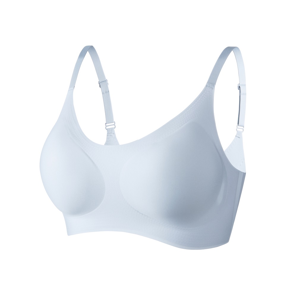 【A&R】AIR SKIN BRA零重力無痕大尺碼細肩帶內衣 - 藍M, , large