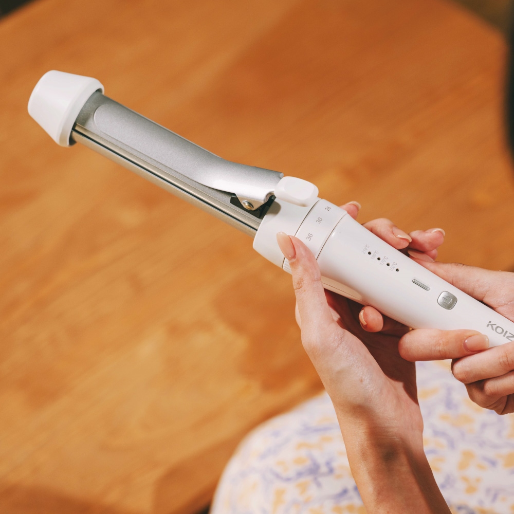 【可易家電】日本KOIZUMI小泉成器-3變電棒捲KHR-G070(26/30/36mm), , large