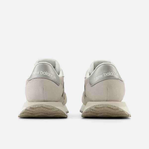 Kixpress-New Balance 女 休閒鞋 運動 復古 B楦 NB 237 緩震 舒適 灰奶杏 [WS237MSB], , large