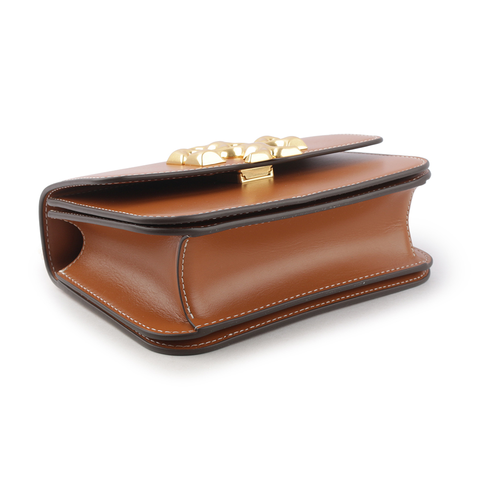 TORY BURCH Eleanor 大標誌翻蓋小款二用包/威士忌棕, , large