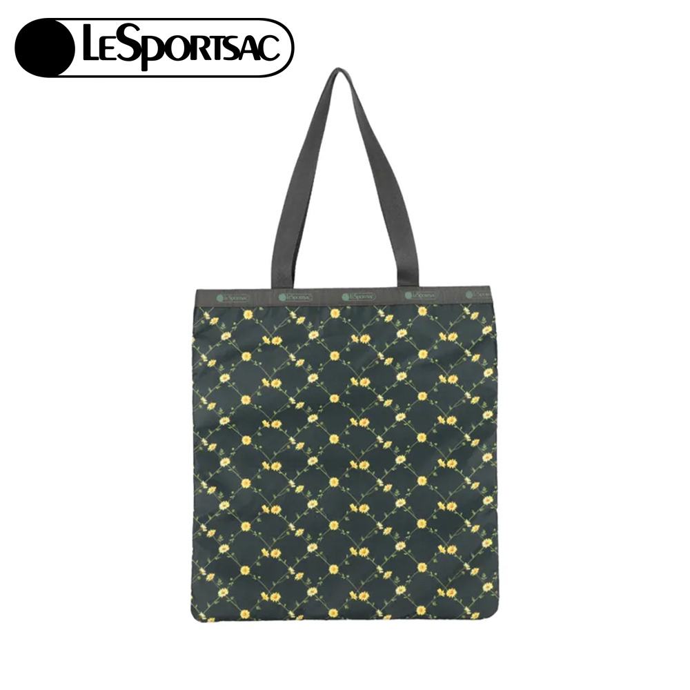 |快速出貨|Lesportsac Large Emerald Tote 大型肩背托特包 送禮-綠野雛菊, , large