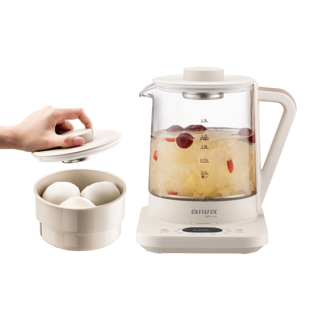 AIWA 愛華 1.5L 多功能養生壺 AW-KC150 綠色, 綠色, large