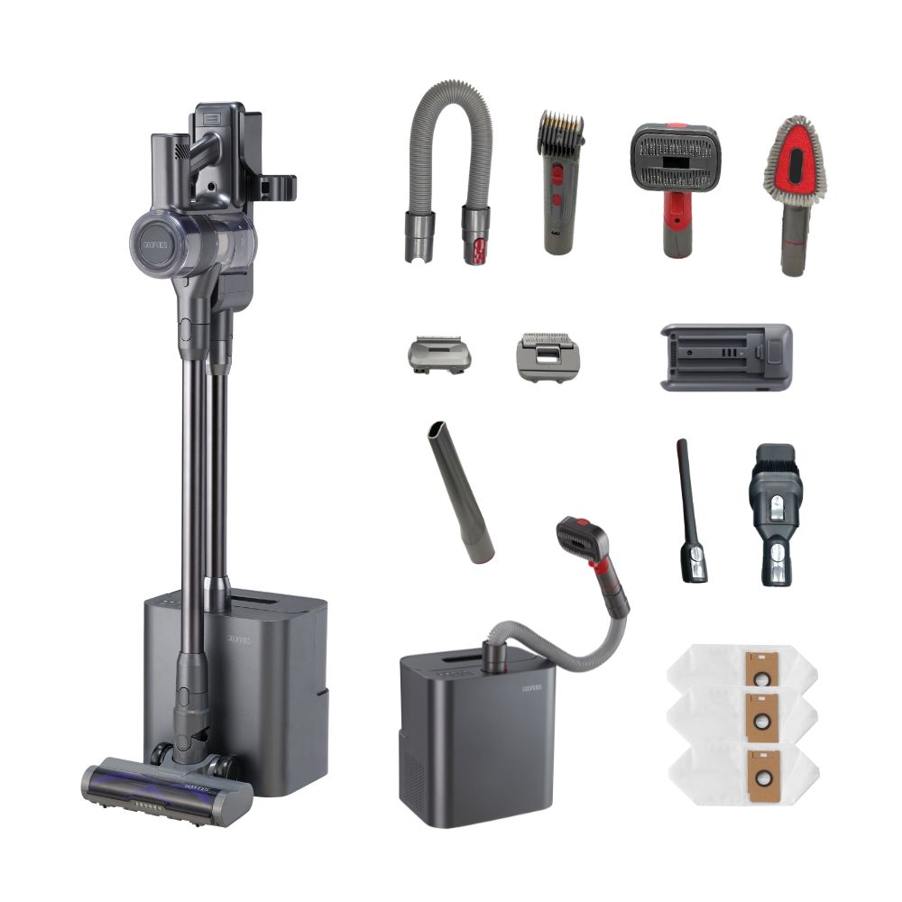 【谷凡科技】「鈦灰吸」自動集塵寵物吸塵器 V3-DS-PB01S6, , large