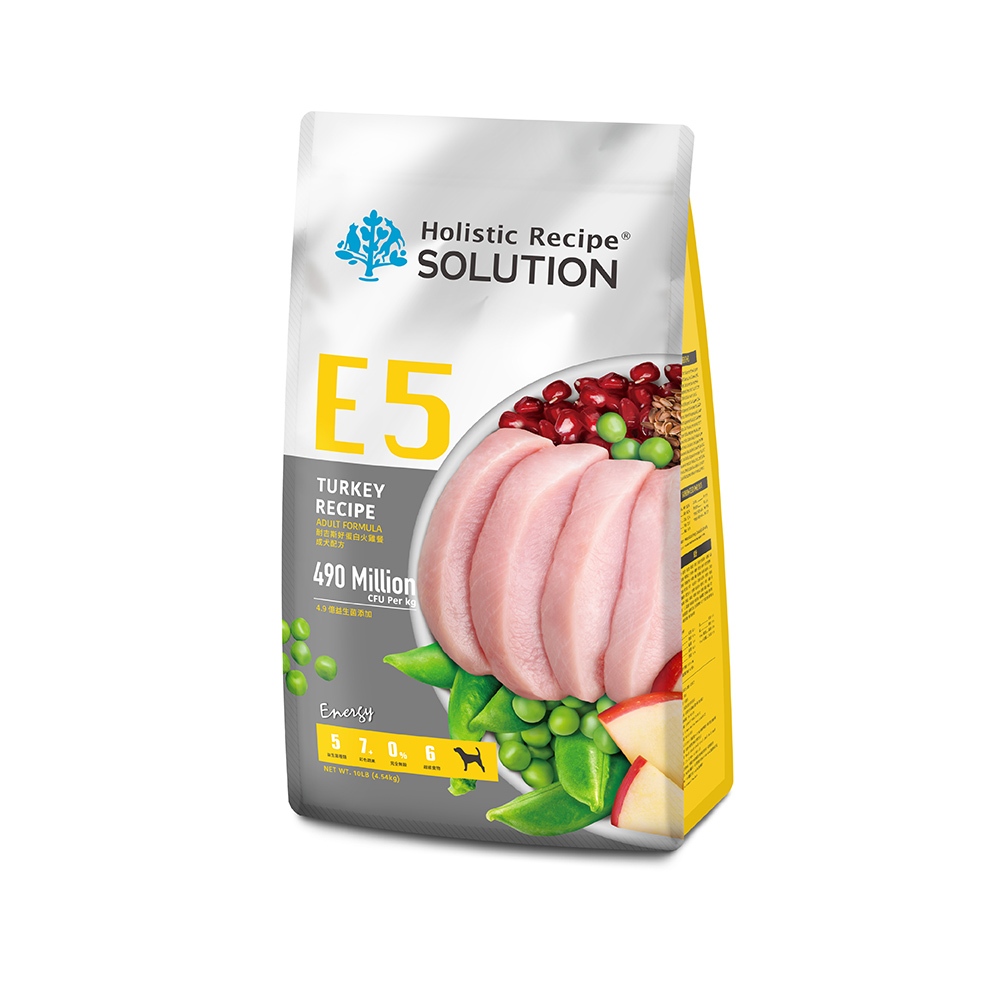 【耐吉斯】E5 好蛋白火雞餐 無穀成犬配方(成犬飼料 狗飼料 狗糧 犬糧 狗食)10LB(4.54KG), , large