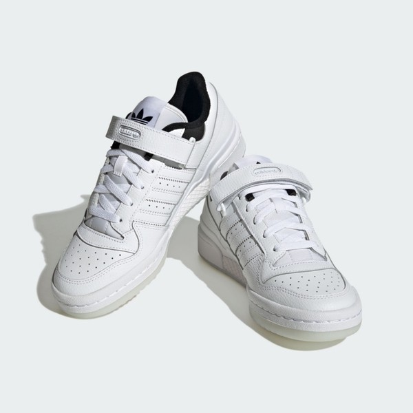 Kixpress-Adidas Forum Low W 女 運動休閒鞋 舒適 穿搭 白 粉紅 [HQ1932], , large