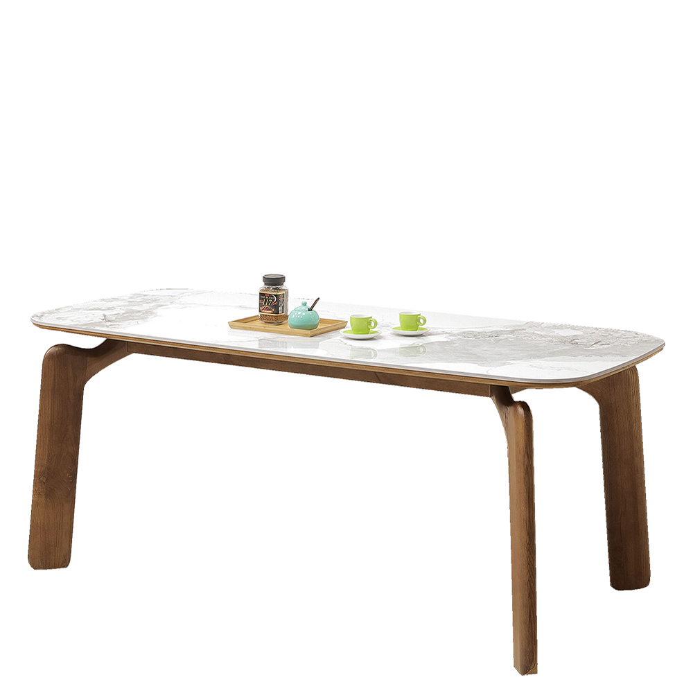 【Hampton 漢汀堡】斌傑6尺胡桃岩板餐桌, , large