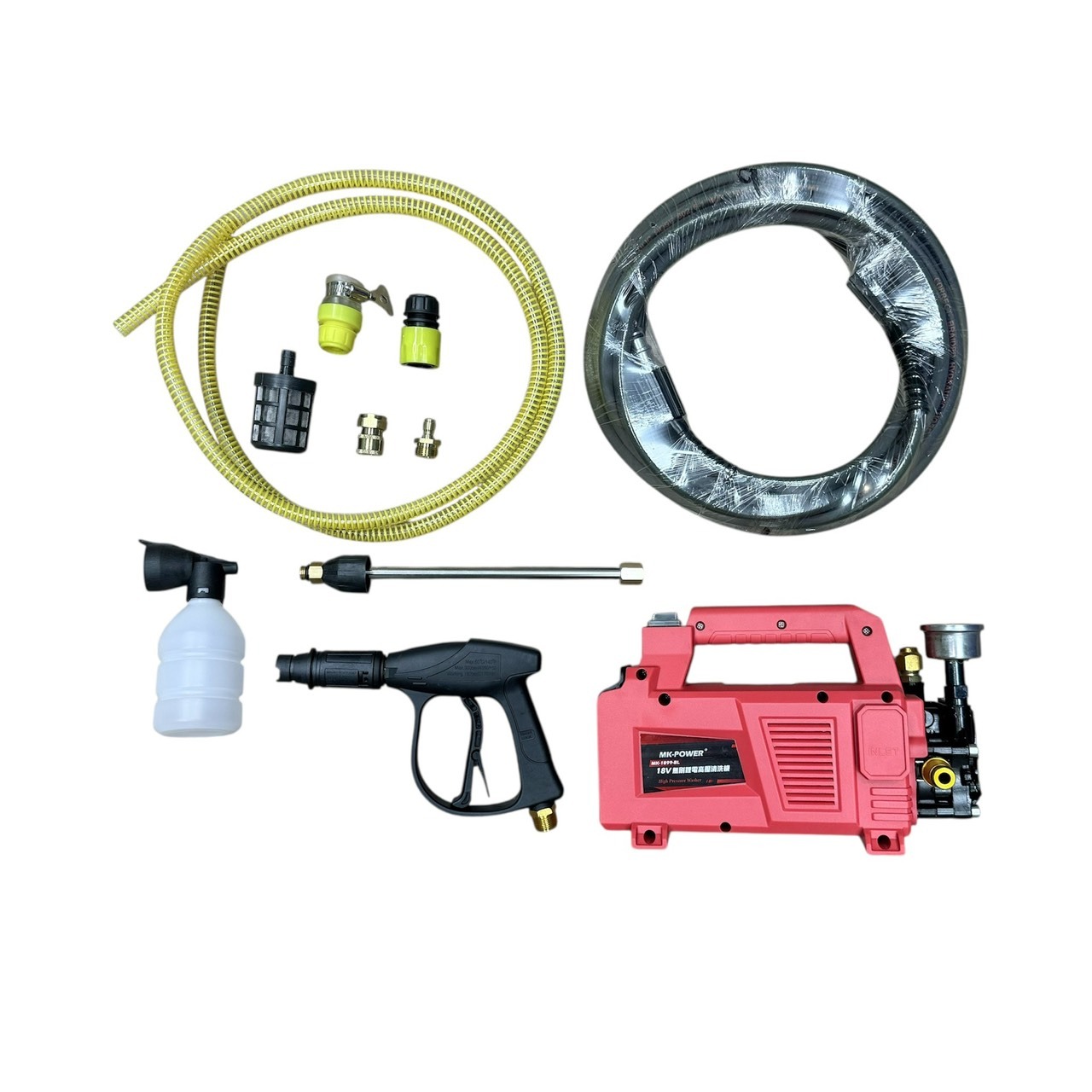 WIN五金 18V無刷高壓清洗機  <MK-1899-BL+4.0電池組> 通用牧田電池 高壓清洗機 洗車機 充電式清洗機 充電洗車機 調壓, , large