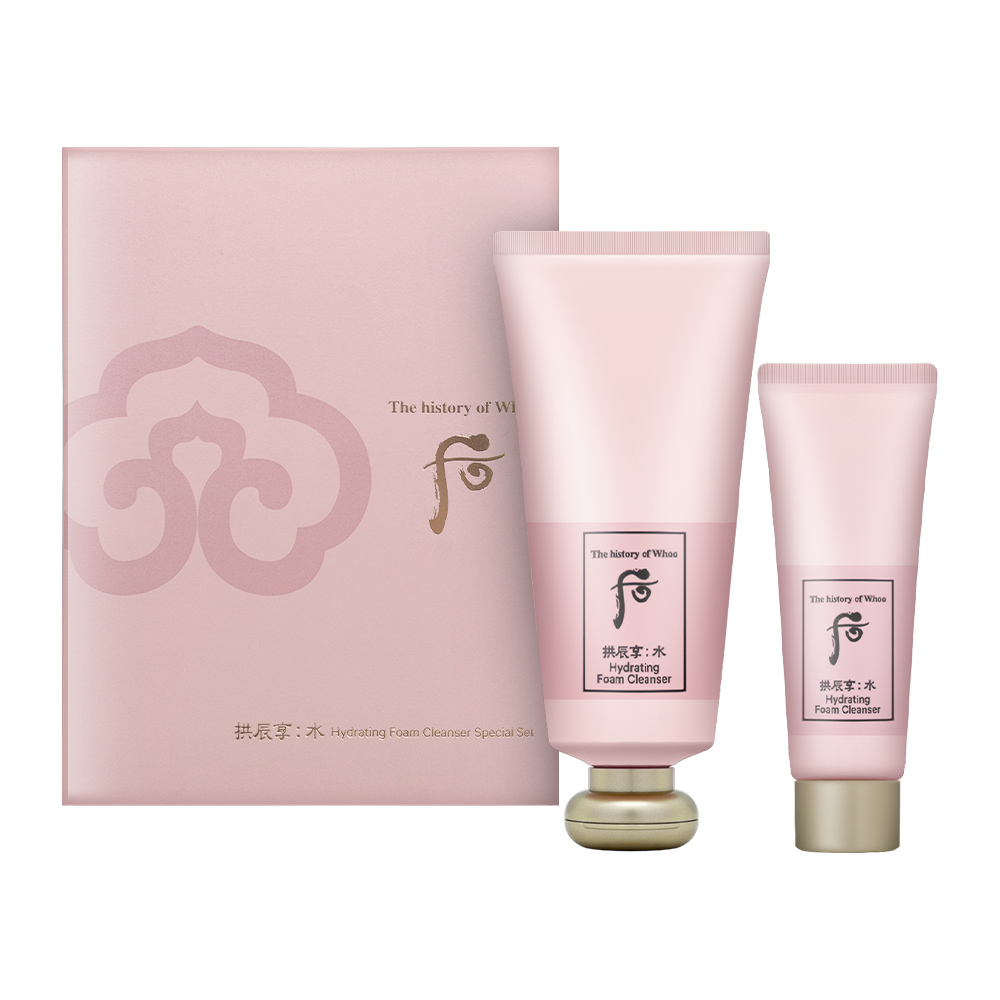 【WHOO后】拱辰享水妍洗面乳禮盒 180ml+40ml, , large