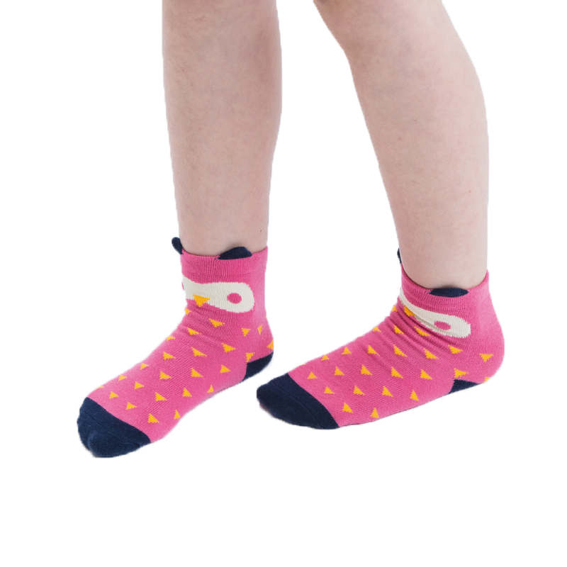 【現貨】MIT台灣製立體止滑童短襪-貓頭鷹 HP5058, , large