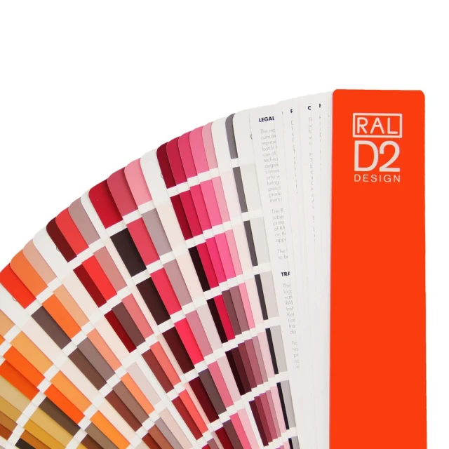 【德國 RAL 勞爾】工業裝潢用 1825 標準顏色系統 色卡 /本 D2, , large