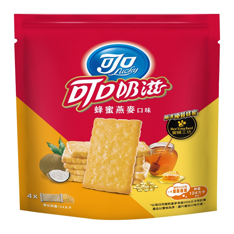 可口奶滋蜂蜜燕麥口味隨手分享包, , large