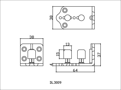 【協進五金】可調雙芯培林下止 黃色(附螺絲), , large