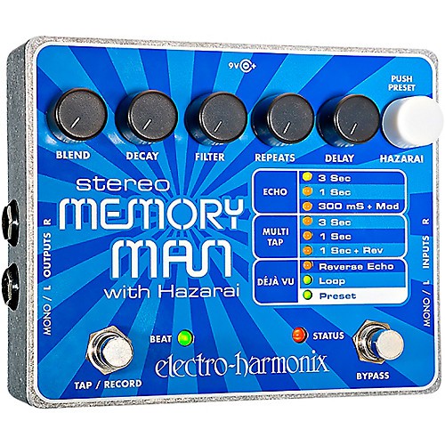 Electro Harmonix Memory Man with Hazarai Delay效果器【敦煌樂器】, , large