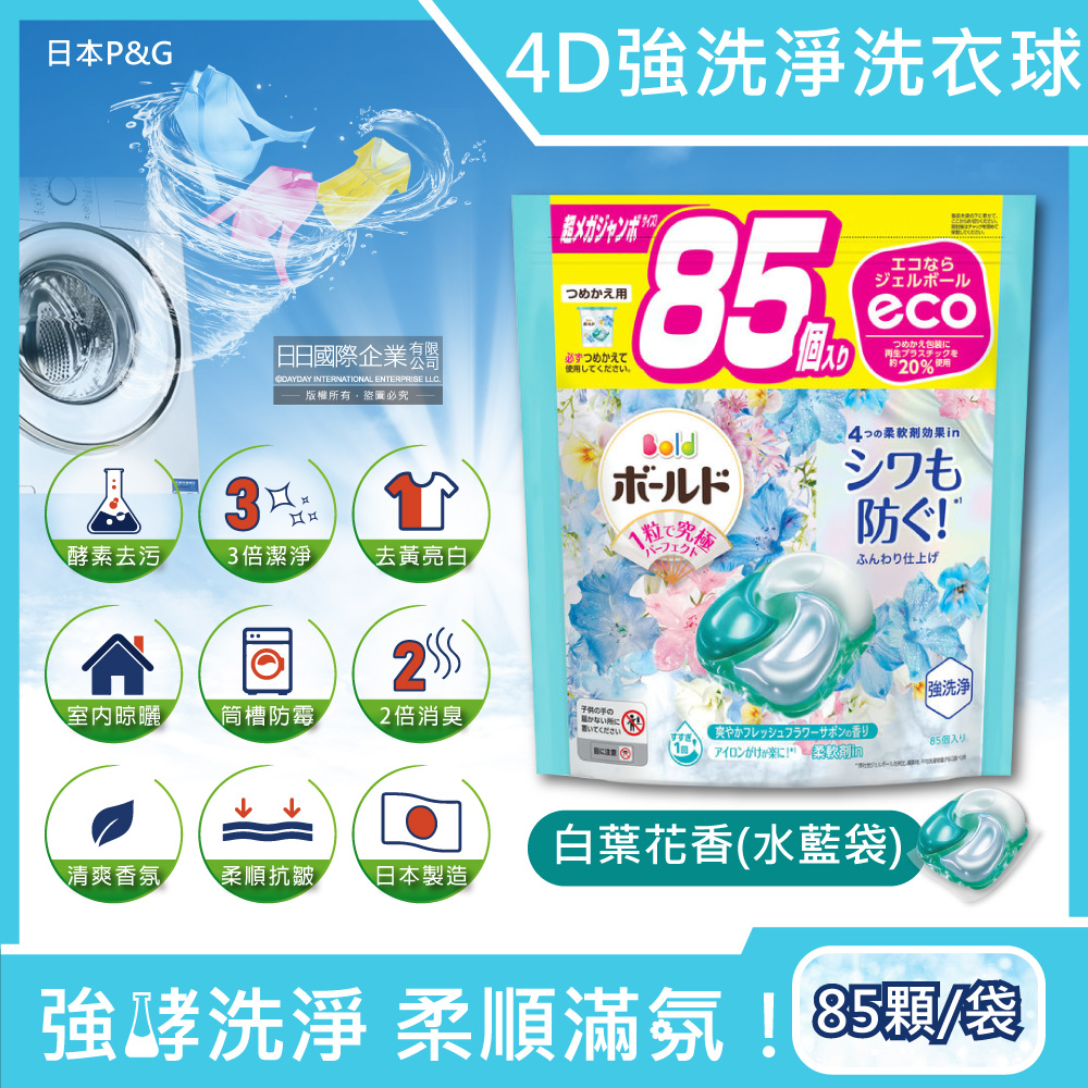 PG 4D Gel Ball 85p aquablue, , large