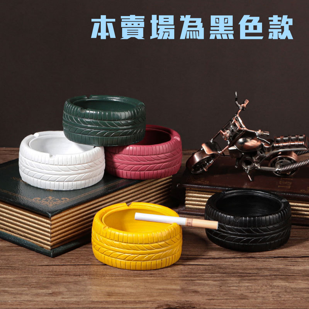 Smoking in Style 【Tire Ashtray】Vintage vibe &mdash; looks great as both an ashtray and a decorative piece., , large