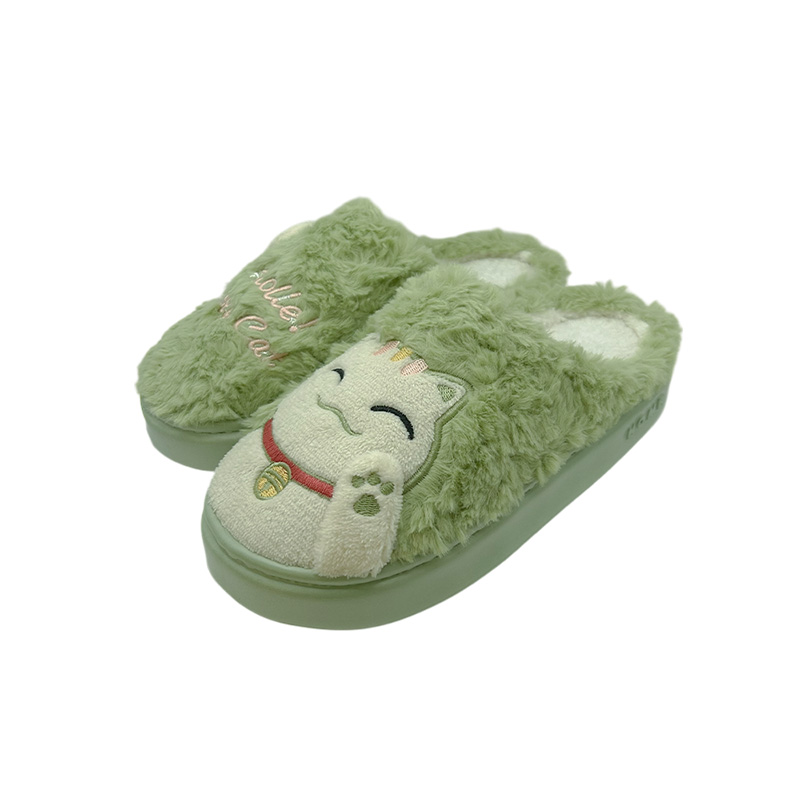 A032幸運貓絨毛拖, , large