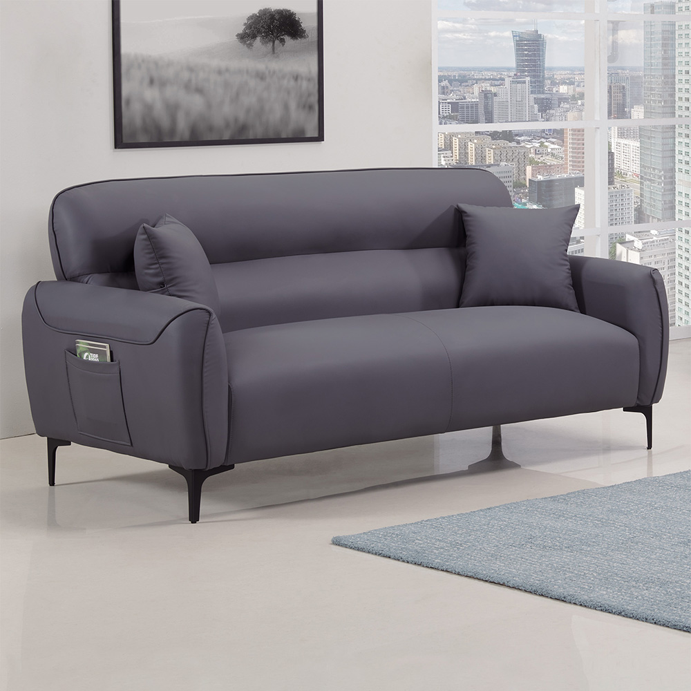 【Hampton 漢汀堡】伯斯特貓抓皮三人沙發, , large