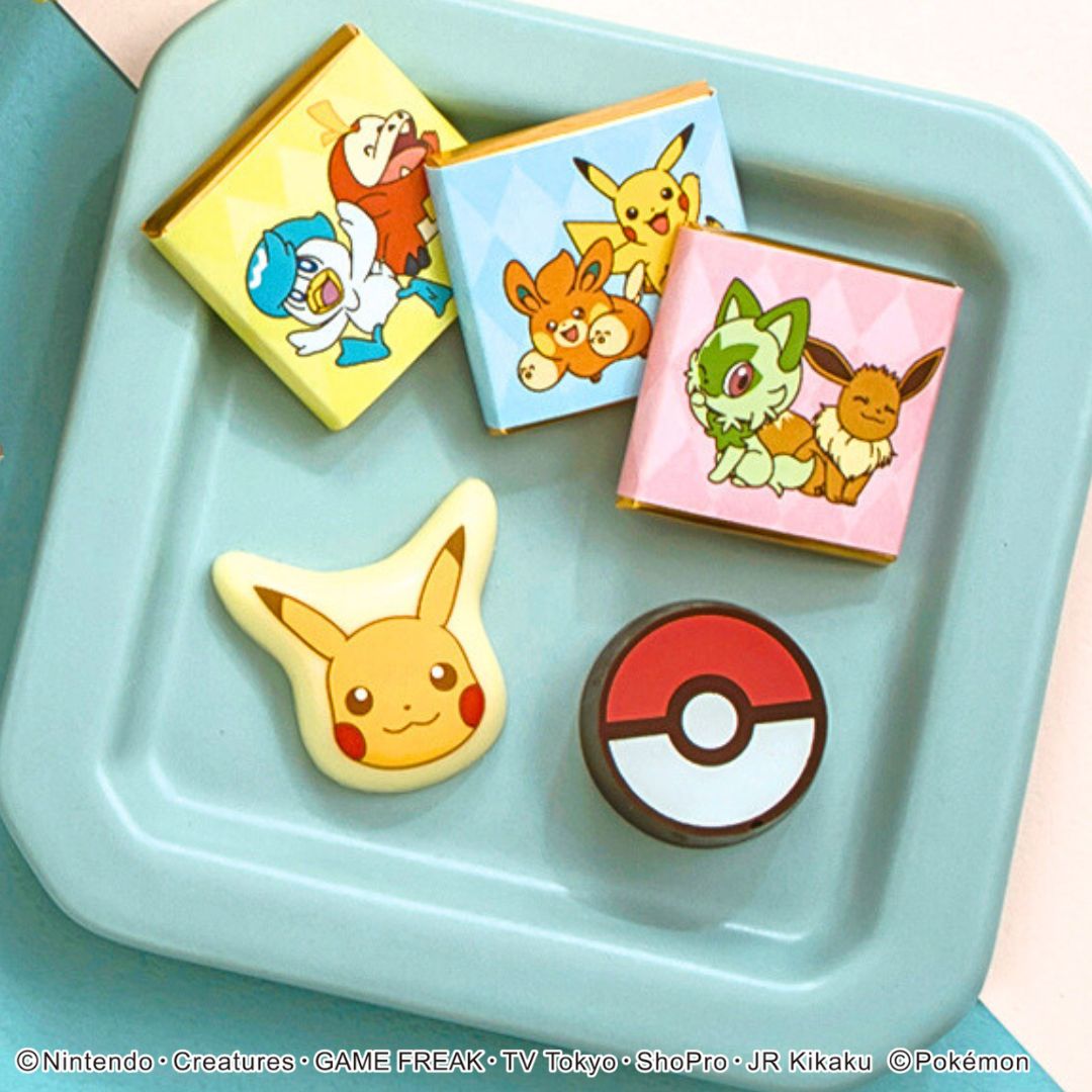 【Shofuuya】Valentine&rsquo;s Day Limited Pok&eacute;mon Shaped Chocolate Gift Box (5 pcs), , large