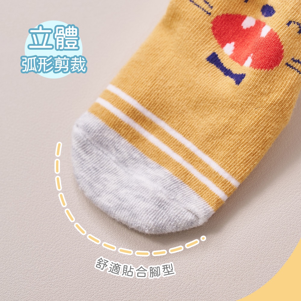 可愛寶寶止滑襪 幼童童襪 立體寶寶襪 兒童造型襪  幼童襪 童襪 幼童襪【旺達棉品】BA-B103N, , large