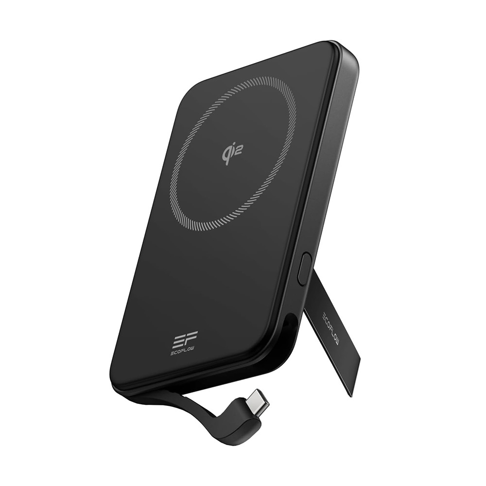 【固士特】EcoFlow RAPID 快充磁吸行動電源(5000mAh) Qi2.0認證_黑色