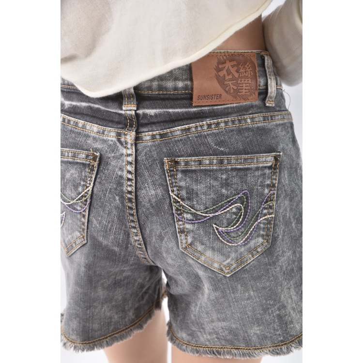 (S) 衣絲不罣丹寧牛仔棉質灰色短褲二手衣, , large