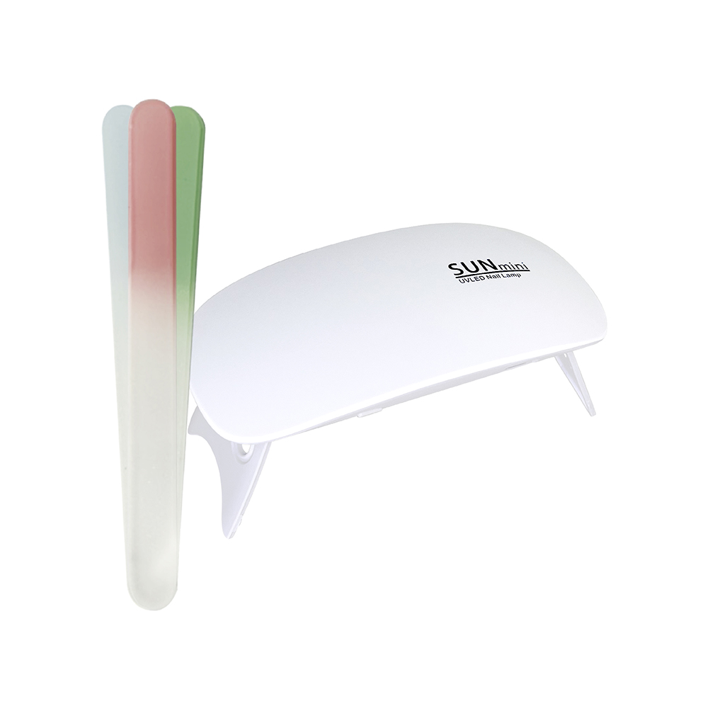 【FUGU】LED光療美甲燈 附贈指甲研磨棒-兩色, , large