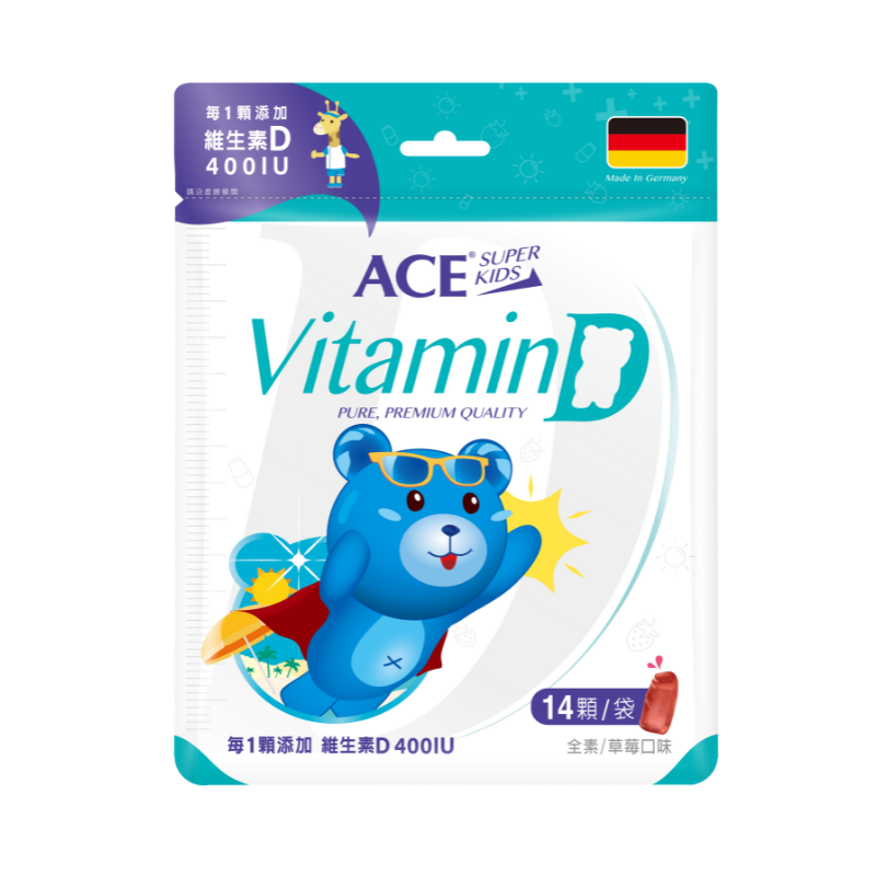 ACE SUPER KIDS維他命D軟糖44.8g, , large
