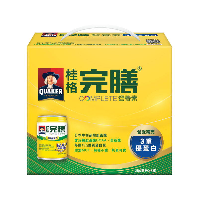 桂格完膳營養素3重優蛋白6入禮盒
