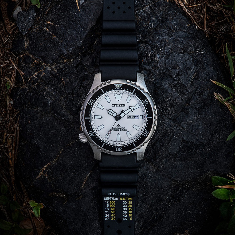 CITIZEN 星辰 PROMASTER 鋼鐵河豚EX潛水機械錶-44mm NY0118-11A, , large