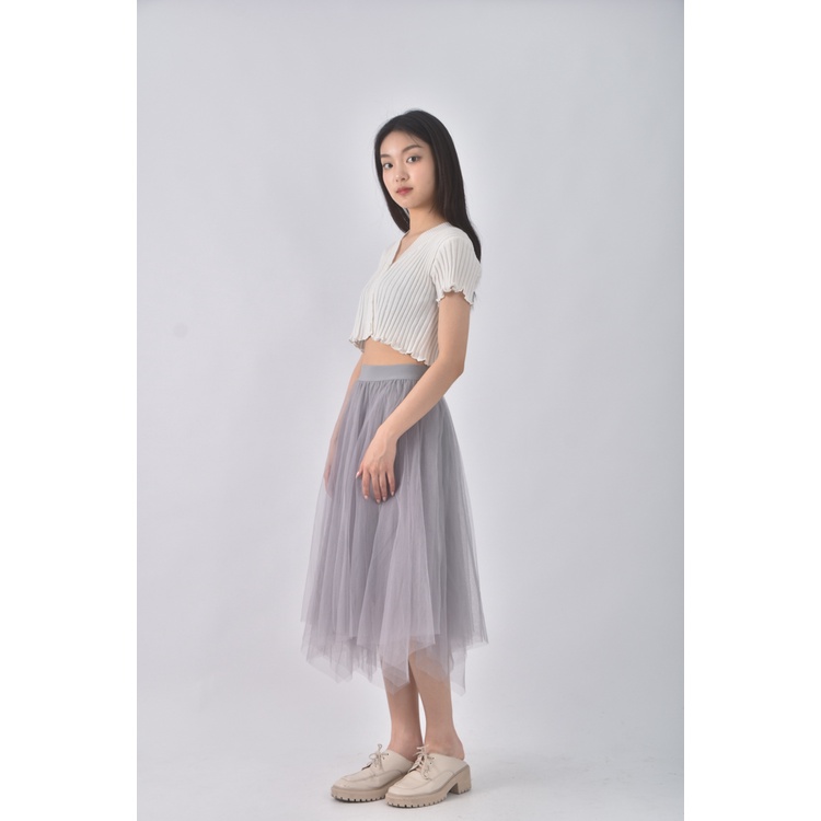 (S) 【德馨私服】質感灰色長裙二手衣, , large