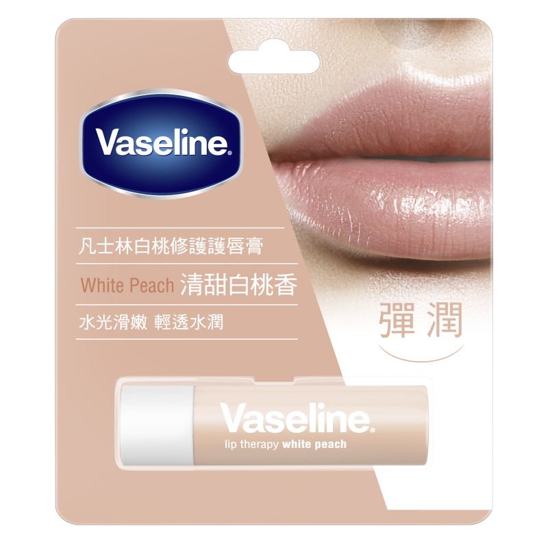 凡士林白桃修護護唇膏3.5G, , large