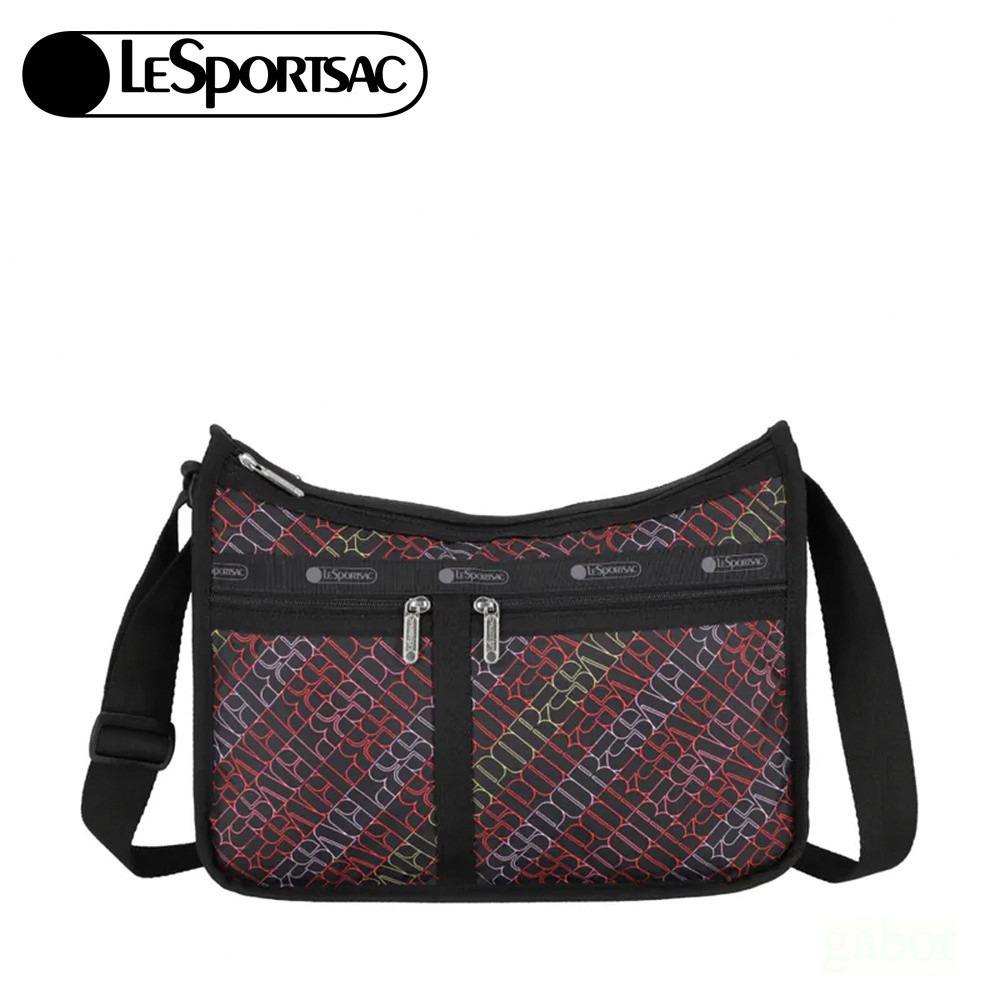 LeSportsac Deluxe Everyday Bag 奢華斜背包 送禮-霓光字舞, , large