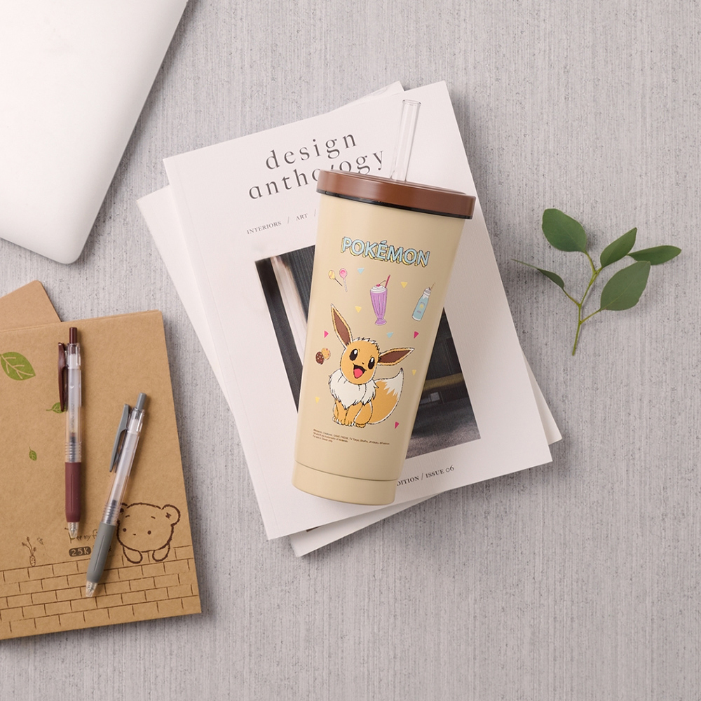 Pok&eacute;mon Ceramic Stainless Steel Straw Cup - Pikachu, , large