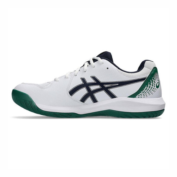 Asics Gel-dedicate 8 2E 男 網球鞋 寬楦 穩定 靈活 抗扭 白 綠 [1041A410-105], , large
