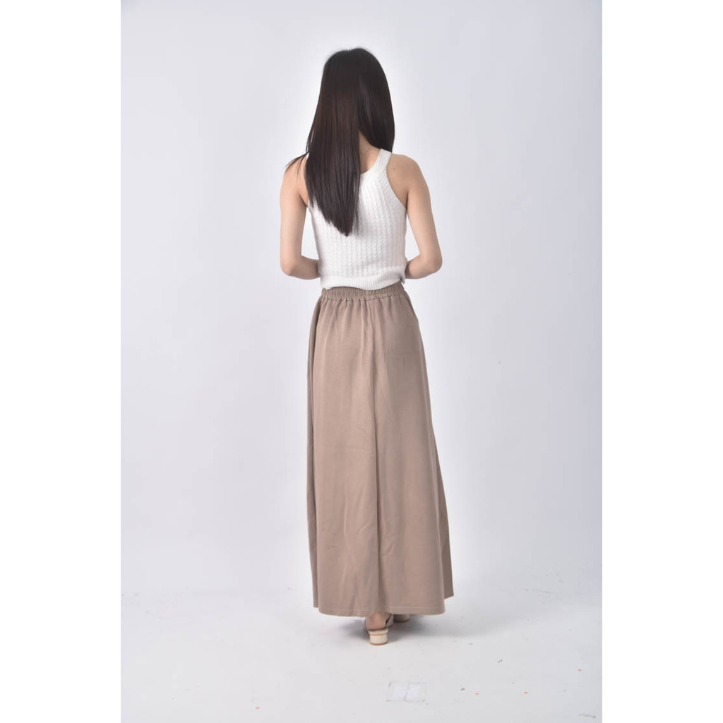 (XL) 寬鬆棕色長裙二手衣, , large